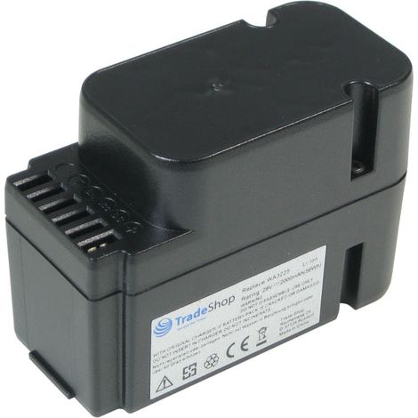 Trade-Shop Li-Ion Akku 28V 2,0Ah kompatibel mit Worx WG757E WG758E WG797E WG799E L1500 L2000 L2000i M1200i M800i WG783E WG756E WG791E WG793E WR112MI