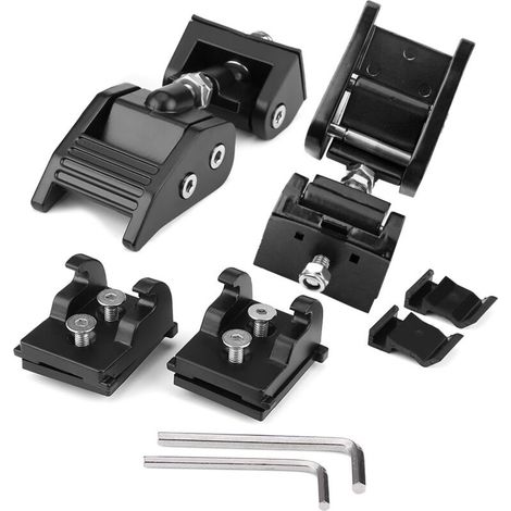 Kit de boucles de support de verrouillage de capot, 2 pièces, maintien pour Wrangler JK Unlimited 2007 – 2017 (1/5)