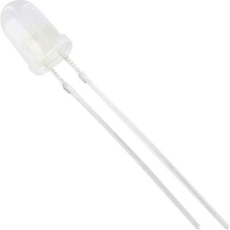TRU COMPONENTS LED blanc rond 5 mm 700 mcd 50 ° 20 mA S441801 (1/4)
