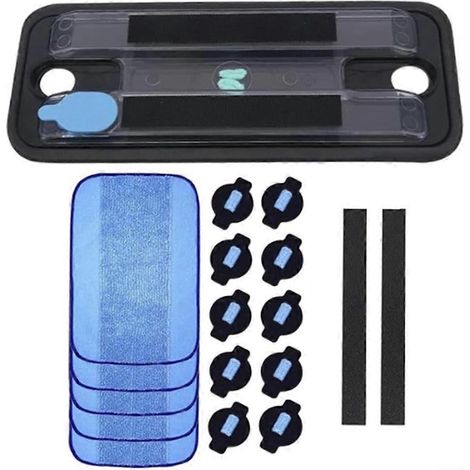 Set aus Rädern, Reinigungstüchern und Wasserverschluss für die Saugroboter iRobot Braava 320, 380, 381, 380T, 390 und 390T. Zubehör (1/5)