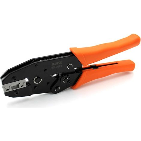 Pinces série HS pour cosses femelles non isolées de type drapeau de 0,5 à 2,5 mm2