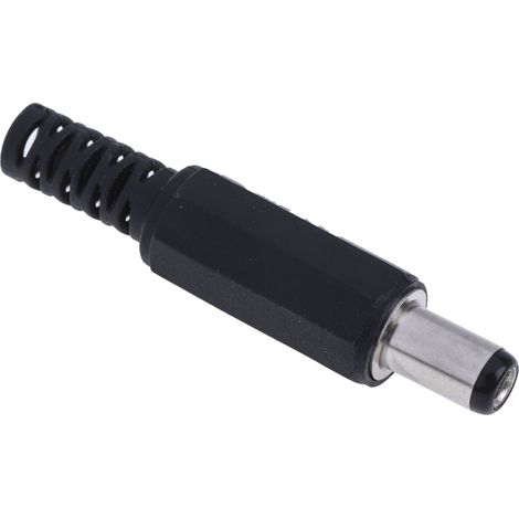 Fiche d'alimentation CC, 1.0A, Ø 2.5mm, Montage sur câble, 12,0 V, 44.0mm ( Prix pour Paquet de 10 )