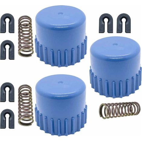 Tête de coupe débroussailleuse lot de 3 pour jardin