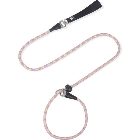 1 laisse pour chien, anti-traction, en nylon, poignée rembourrée, antidérapante, pour contrôle optimal (1/5)