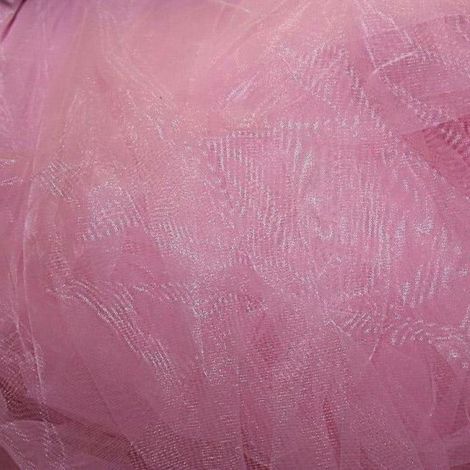 Tissu en organza rose, 1,5x3 m (lot de 5)