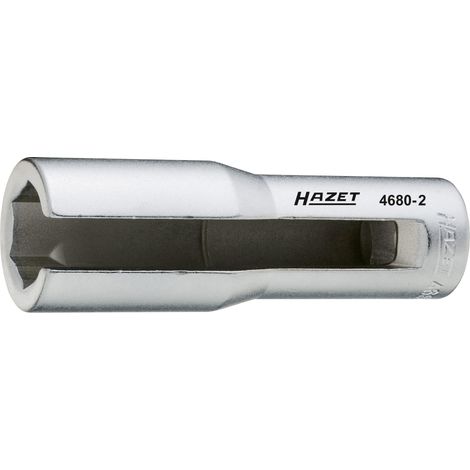 Douille pour la sonde lambda 4680-2 ∙ Carré creux 12,5 mm (1/2 pouce) ∙ Profil à 6 pans extérieurs ∙ 22 HAZET (1/4)