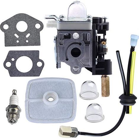 Conjunto de carburador Zama RB-K70A RB-K66A compatible con Srm210, equipado con boquilla de aluminio y conjunto de filtro de aceite para herramientas de coupé. (1/4)