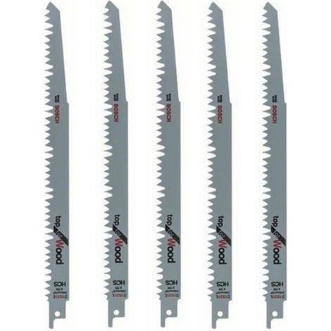 LAME  BOSCH PER SEGA A GATTUCCIO UNIVERSALI 5 LAME MOD S 1531 L       FER 61384