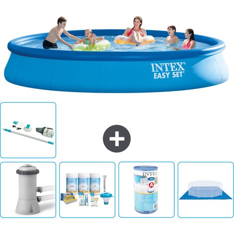 Intex Piscine Easy Set Ronde - 457x84 cm - 6-pièces  S41200 (1/5)