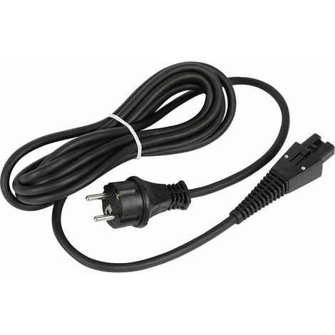 Câble secteur recâblable 4,3 m – Fil électrique 3 fils – Section 1,5 mm² – Pour ponceuses Mirka DEROS DEOS