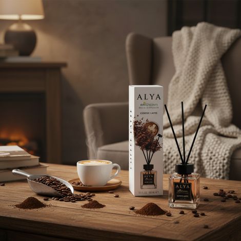 Bâtonnets parfumés Alya Coffee Latte 100 ml