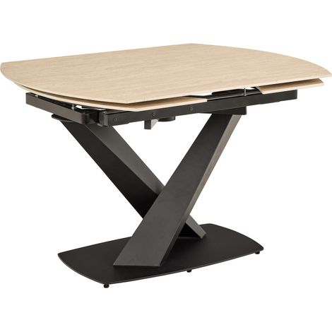Mesa Norsica 1018 , 77x90x120cm, Alargamiento, Cerámica, Metal (1/5)