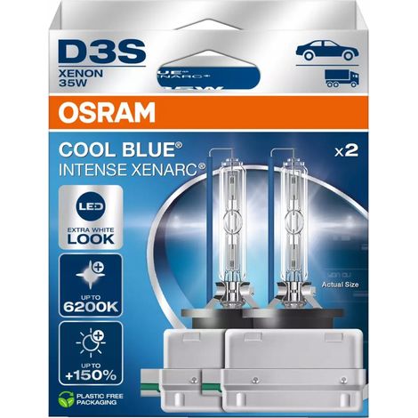 D3S OSRAM AZUL FRÍO INTENSO 62000K LED ASPECTO BLANCO EXTRA 66340CBN (1/5)