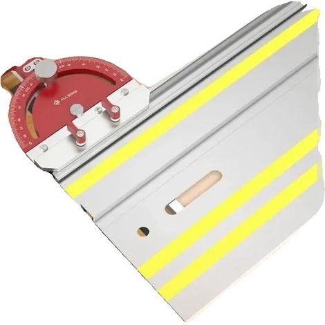 Multiwinkel-Führungslehre für Tauchsägen, hochwertiger Aluminiumlegierung, Winkelbereich -65° bis 65°, kompatibel mit verschiedenen (1/5)