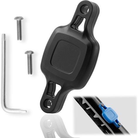 Étui de protection pour support de vélo Airtag, avec système antivol de sécurité, étanche, compatible avec Airtag, vélos électriques et scooters (noir)
