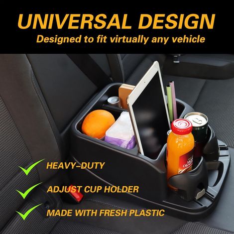 Organizer per sedile passeggero - Organizer universale per sedile anteriore auto per viaggi, contenitore portatile per veicoli Cassy Organizer per sedile passeggero auto, organizzato (1/4)