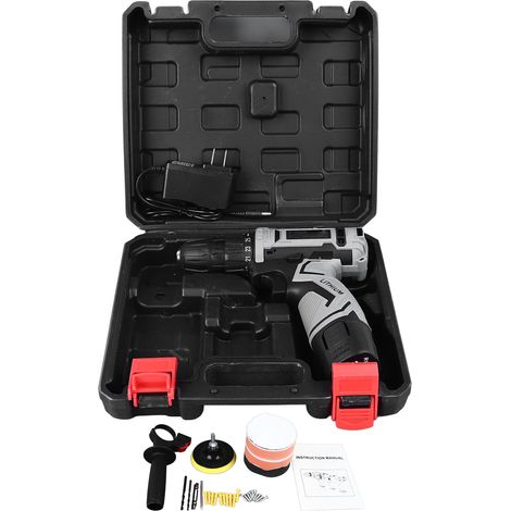 [JAMAIS UTILISÉ]Polisseuse de voiture sans fil électrique rechargeable, kit d'outils de polissage pour l'entretien et le cirage. (1/5)