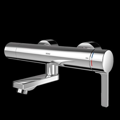KWC Thermostat-wandbatterie, F5, EHM, Schwenkauslauf, 255 mm, C-modul (1/2)