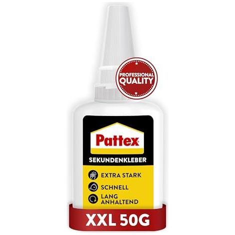 Henkel Pattex Universal Sekundenkleber, Flasche, 50g Sekundenkleber