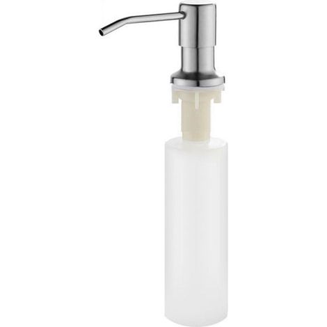 Distributeur de savon - Encastrable - Pompe rotative à 360° en acier inoxydable - 1 pièce - Cuisine (1/5)