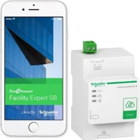 Schneider Electric – Module de communication cloud pour box domotique – Connexion rapide – Programmation d'horaires – Notifications en temps réel