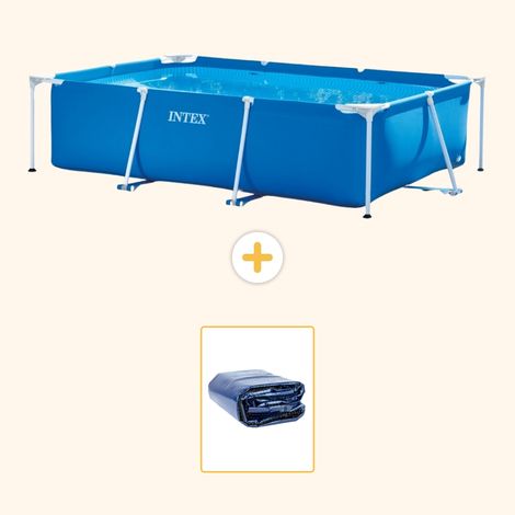 Intex Piscine Tubulaire Rectangulaire - 300x200x75 cm - 2-pièces S21253 (1/5)