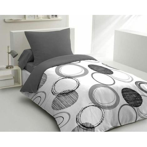 home-linge-passion Audace Bettwäsche Set grau 140x200 cm