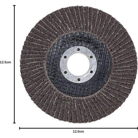 Packung mit 10 125-mm-Lamellenscheiben zum Entgraten, Entrosten, Polieren und für die Endbearbeitung (1/5)