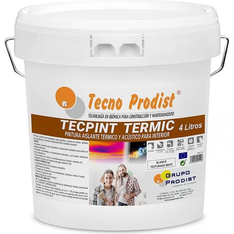 Tecno Prodist Tecpint Termic - Pintura interior aislante térmica (BLANCA)