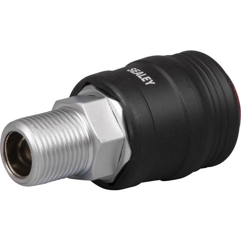 Sealey ACH62 High Flow Coupling Body Male 3/8""BSPT (1/3)