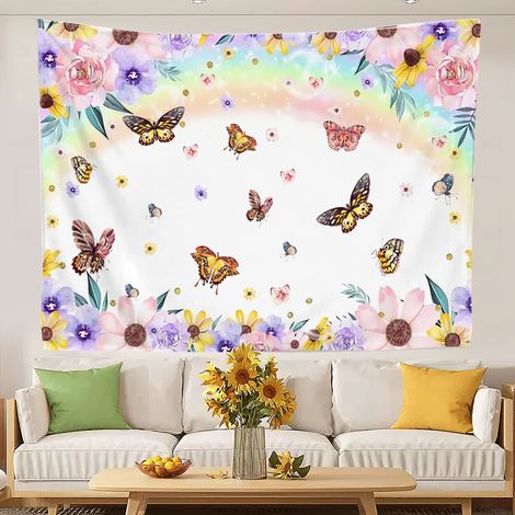 Tapisserie murale amusante et colorée pour la décoration de la chambre à coucher 100x75cm (1/5)