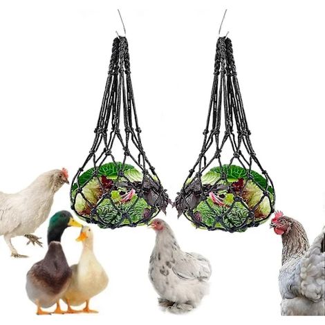 Mangeoire pour poulets, canards, oies et autres oiseaux récipient pour aliments ou eau dans les cages et les zones d'élevage domestique.-AquaForge (1/4)