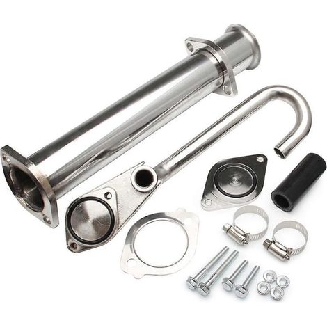 Kit de dérivation de refroidisseur automobile compatible avec la vanne EGR du moteur turbocompressé de 6,0 litres (comme illustré sur la photo) (1/5)