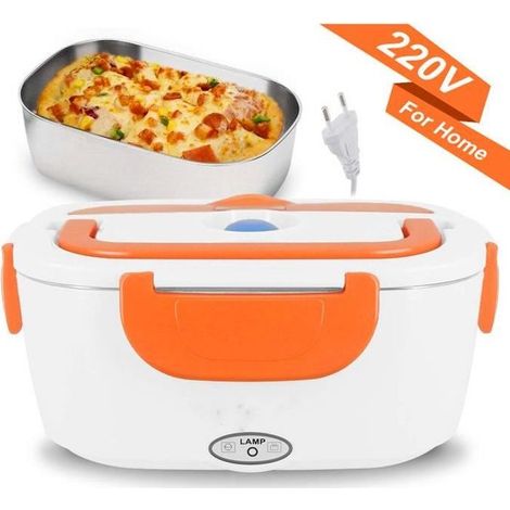 Boîte Chauffante Électrique - ZGEER - 1,5 L - Acier Inoxydable - Orange - 40W (1/4)