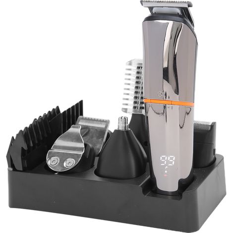Tondeuse à cheveux électrique rechargeable multifonctionnelle, rasoir pour le corps et le nez (1/5)