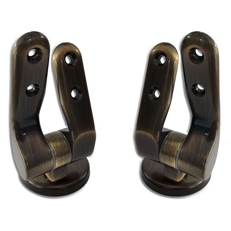 Cerniere Soft Close regolabili fissaggio dall'alto interasse 1,7 colore bronzo