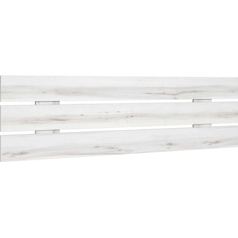 Cabecero para Somier 135 cm o 150 cm Cabezal Cama Matrimonio Moderno Lucca en Blanco Albo (1/5)