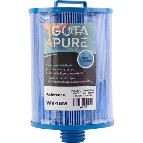 Filtre spa Anti-bactérien WY45M Gota Pure / PWW50-M Pleatco / 6CH-940AM Unicel Haute qualité de filtration (1/5)