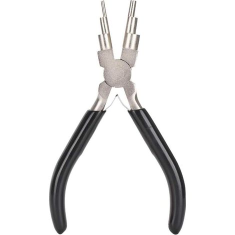 Bardusch Pince à circlips, pince à anneaux élastiques, pince à bec rond, outils artisanaux en acier et caoutchouc de haute qualité pour la réparation de bijoux et de montres à domicile (1/5)