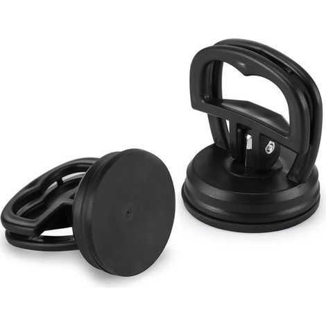 pièces - Extracteur de bosses - Débosseleur pour voiture - Ventouse - Support de vitre - Station de débosselage - Débosseleur de voiture - noir - 11,6 cm - plastique et caoutchouc - pour bosses de voi (1/5)
