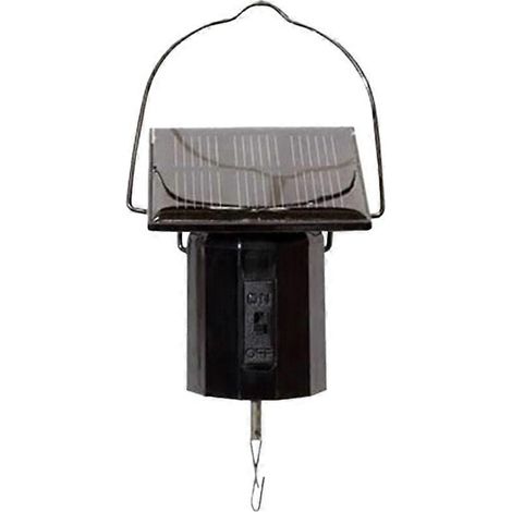 Spirale Éolienne Rotative avec Moteur Solaire et Batterie Électrique pour Jardin (1/5)