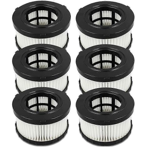Filtres HEPA pour aspirateur eau et poussière Dewalt, lot de 6 (1/5)