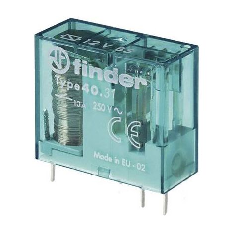RELAIS CIRCUIT IMPRIME 1RT 12A 24VAC/DC BISTABLE 1 BOBINE AGNI PAS 3,5MM FINDER 238784 (1/2)