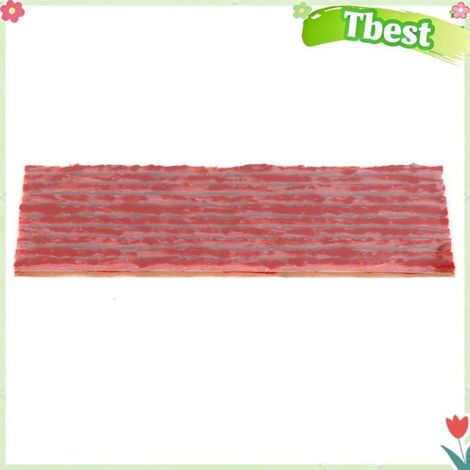 Tbest Bouchon de pneu en caoutchouc 50pcs Bouchon de Réparation de Pneu Bande d'Étanchéité Réparation de Crevaison moto auto Brun (1/5)