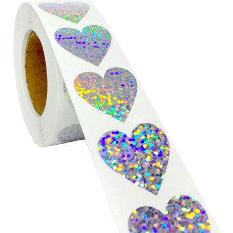 Autocollant laser arc-en-ciel - I118 - 1,5 pouces - 3,8 cm
