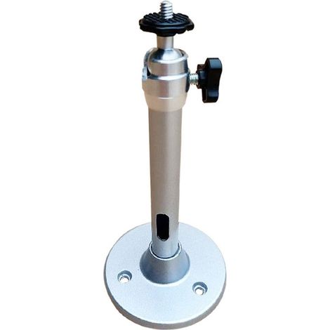 1 Support projecteur, alliage aluminium, rotation 360°, inclinaison 90°, charge 5kg, plafond mur (1/5)