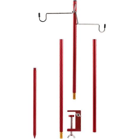 Support de lampe pliable pour camping extérieur, support de lampe de bureau, support de lampe sur pied (1/5)