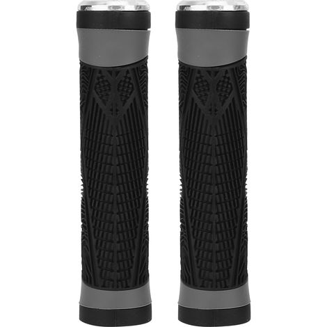 ZTTO Poignée de Guidon Vélo Universelle Anti-dérapante en Silicone, Manchon Amortisseur pour Bicyclette (Noir) (1/5)