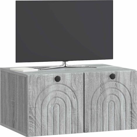 Maison Exclusive - Wandmontierter TV-Schrank Graues Sonoma 59,5 x