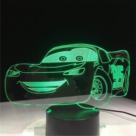 Cadeau d'anniversaire pour garçon : Voiture de course Flash McQueen Route 66 (1/5)